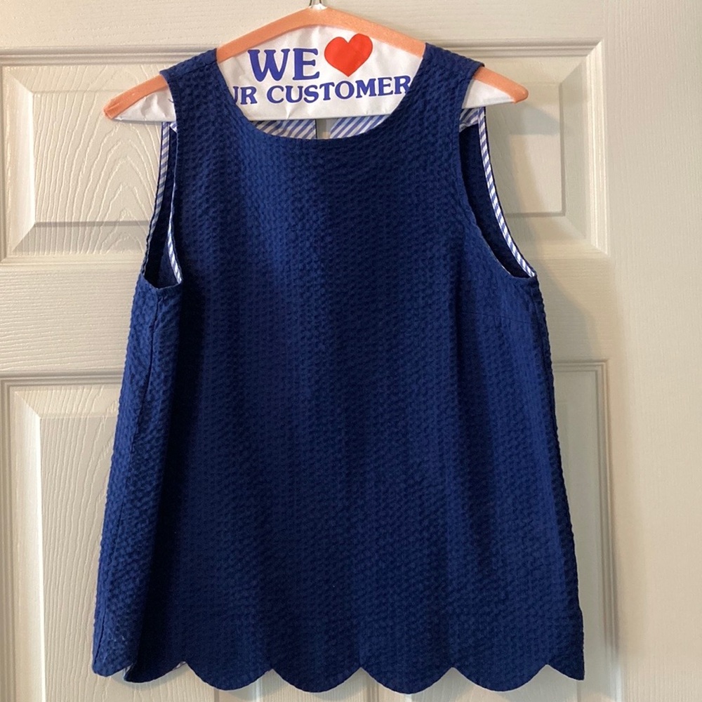 Vineyard Vines seersucker top